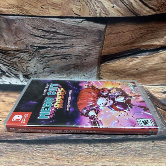Neon City Riders Super-Powered Edition Nintendo Switch Physical Sealed LRG New - Picture 3 of 6